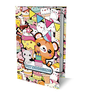Kawaii uitnodigingen 2 | 2 stuks