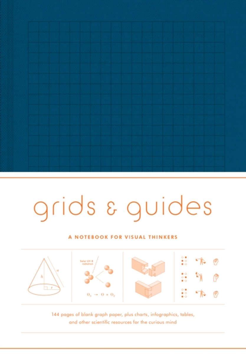 Grids guides (navy): a notebook for visual thinkers