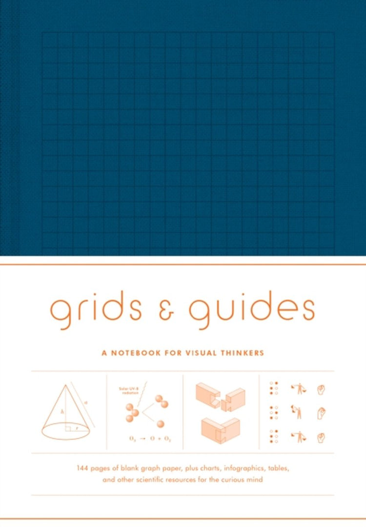 Grids guides (navy): a notebook for visual thinkers