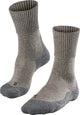 Falke tk1 wool anti-blaar dik wol functioneel materiaal wandelsokken dames beige - maat 41-42