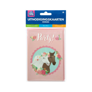 Paarden uitnodigingskaarten