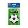 Voetbal uitnodigingskaarten