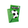Voetbal uitnodigingskaarten
