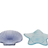 Decoris bord glas ø14cm schelp of ster