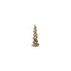 Countryfield beeld kerstboom floris goud aardewerk 14x11x37cm