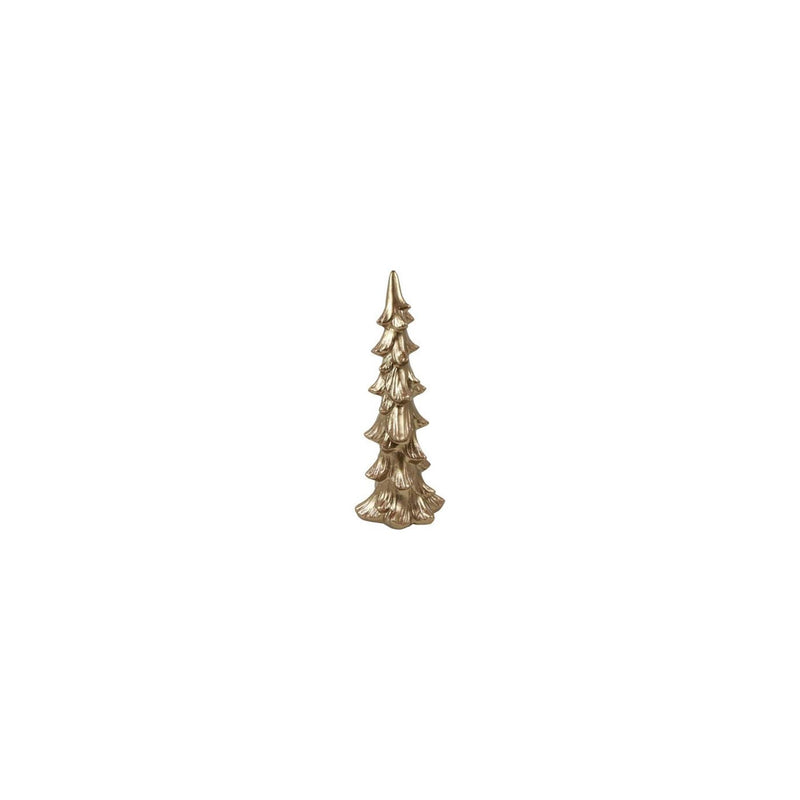 Country field countryfield beeld kerstboom floris goud aardewerk 14x11x37cm