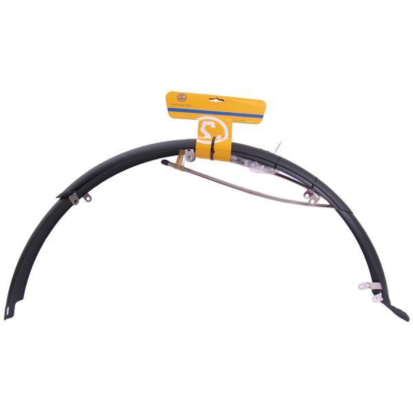 Sunny wheel kunststof spatbordset 28 inch mat zwart 50 mm
