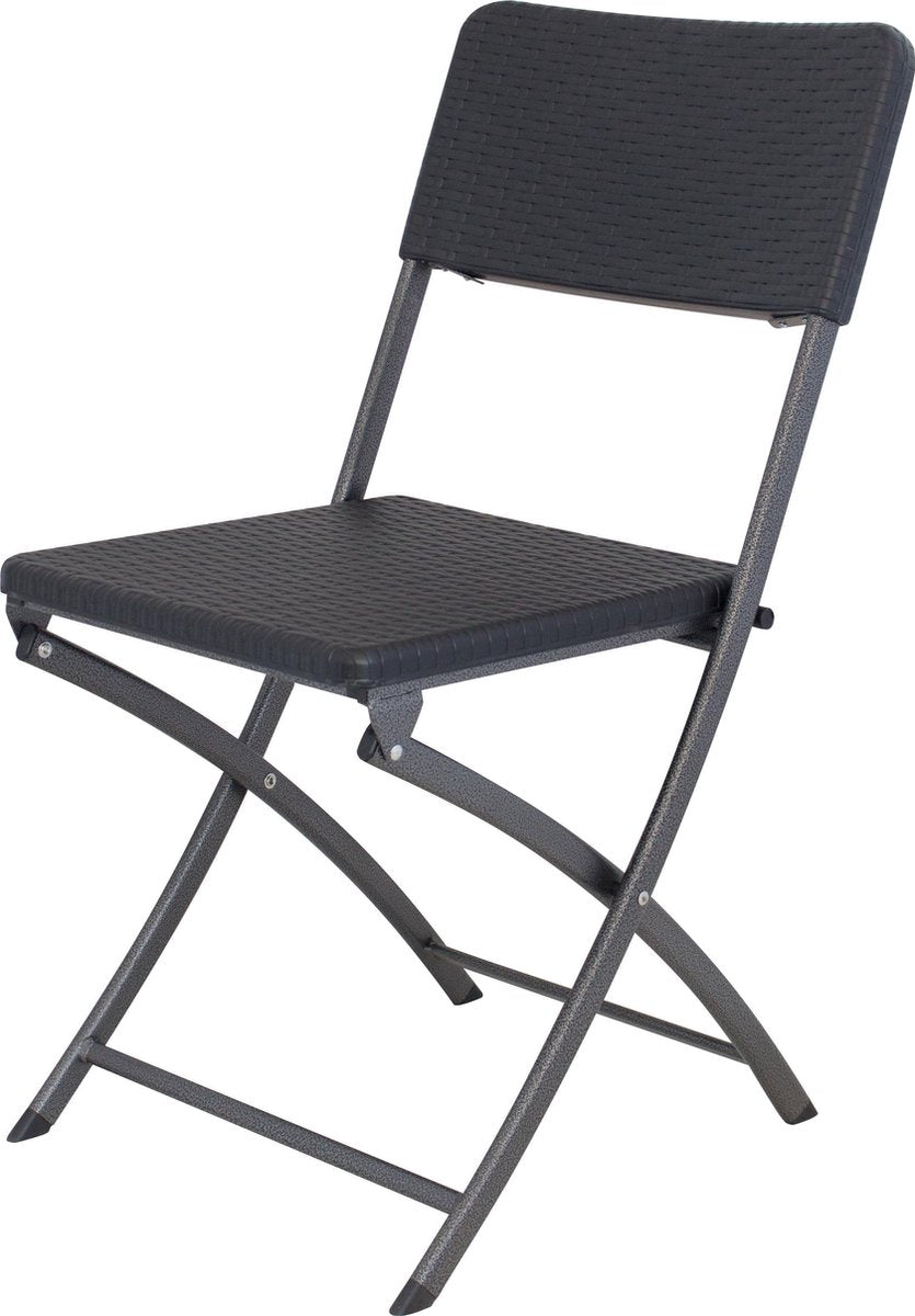 Eurotrail pavilion stoel rattan design - zwart