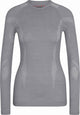 Falke wool-tech longsleeve sneldrogend wol functioneel functioneel shirt met lange mouwen dames grijs - maat m