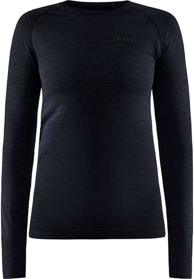 Craft core dry active comfort ls w dames thermoshirt - zwart