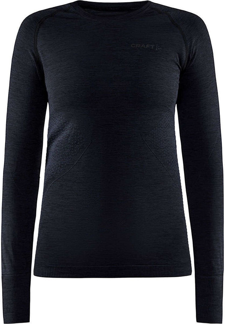 Craft core dry active comfort ls w dames thermoshirt - zwart