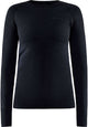 Craft core dry active comfort ls w dames thermoshirt - zwart