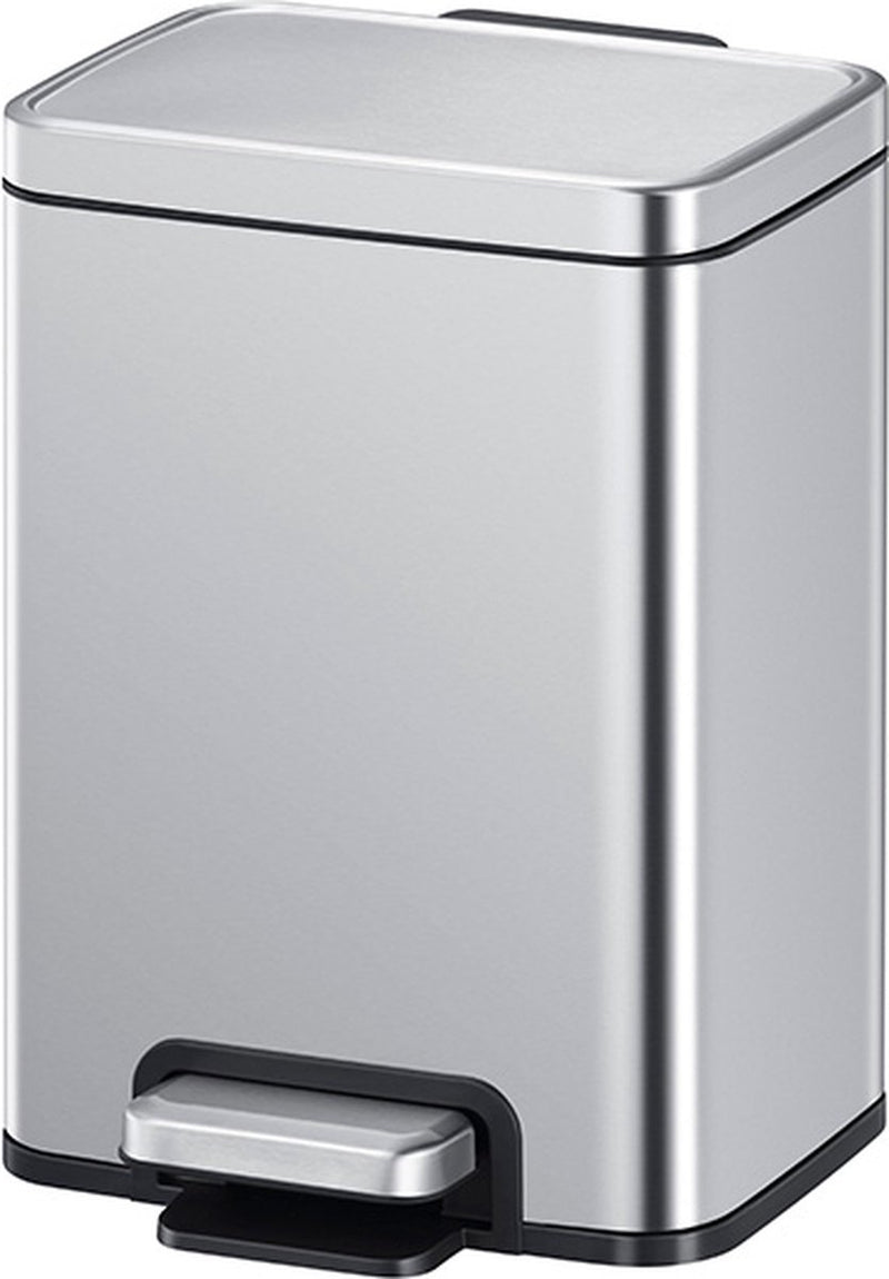 Eko - madison pedaalemmer 6 liter - stainless steel plastic - misty mat rvs - prullenbak