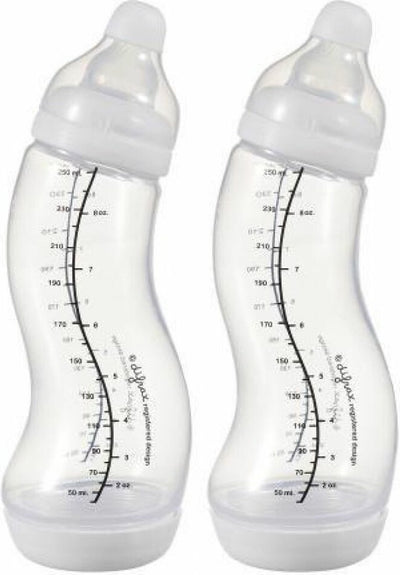 Difrax baby fles small - 250 ml - 2 stuks