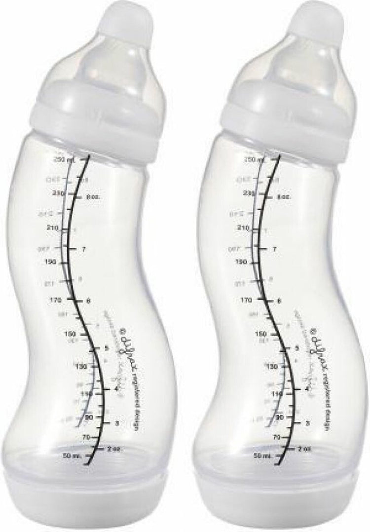 Difrax baby fles small - 250 ml - 2 stuks