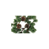 Countryfield krans pinus parviflora grijsgroen zijde ø30,5x4cm - afbeelding 2