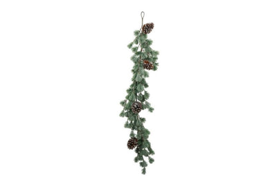 Countryfield guirlande pinus parviflora grijsgroen zijde 21,9x27,9x15,2cm