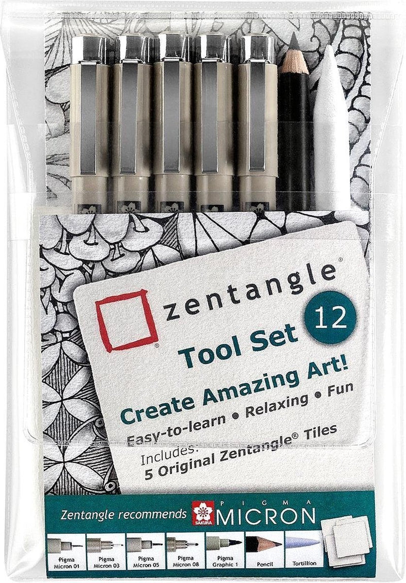 Sakura zentangle toolset, 12dlg.