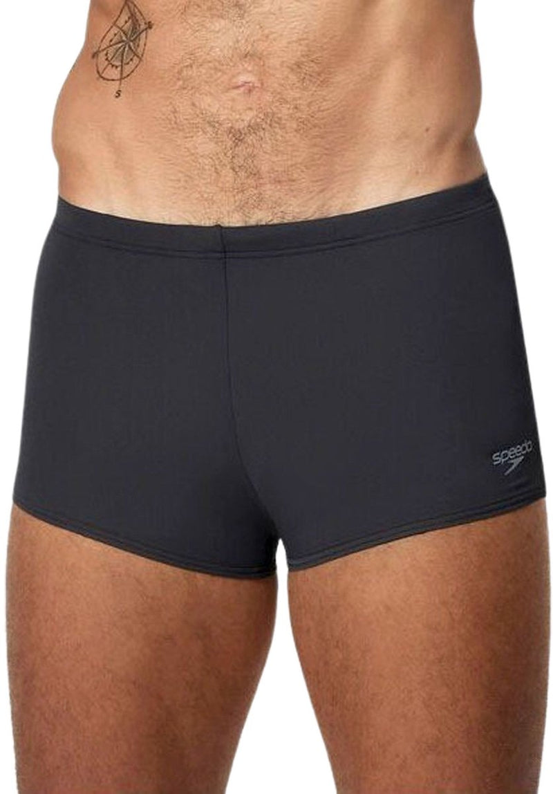 Speedo hyperboom aquashort heren sportzwembroek - zwart grijs