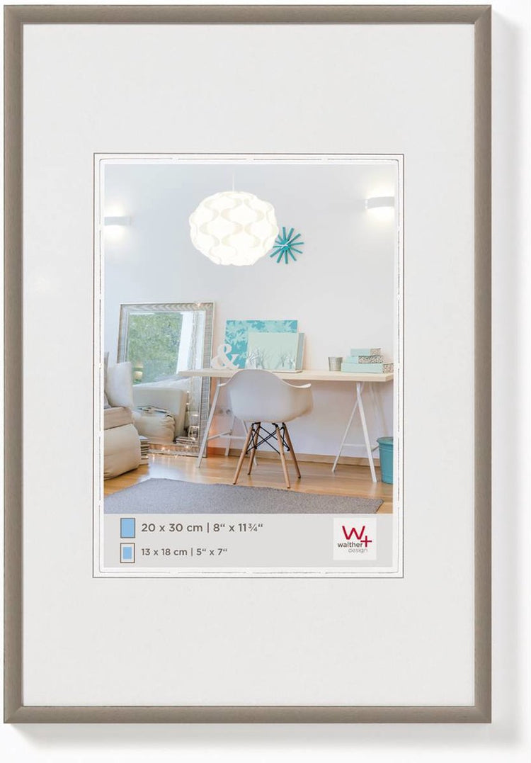 Walther new lifestyle - kunststof lijst - fotoformaat 40x60 cm - staal