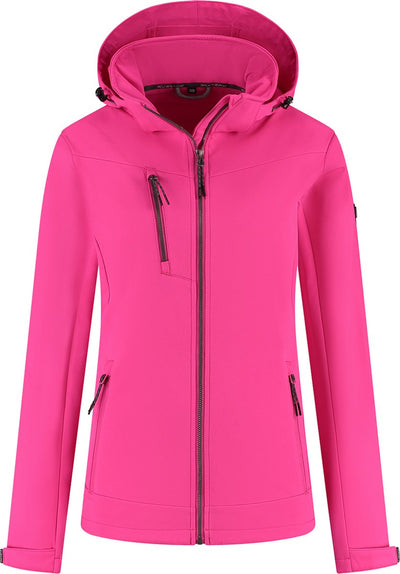 Kjelvik softshell jas roxi roze