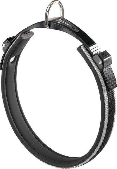 Ferplast hondenhalsband ergocomfort 43 tot 51 cm zwart grijs
