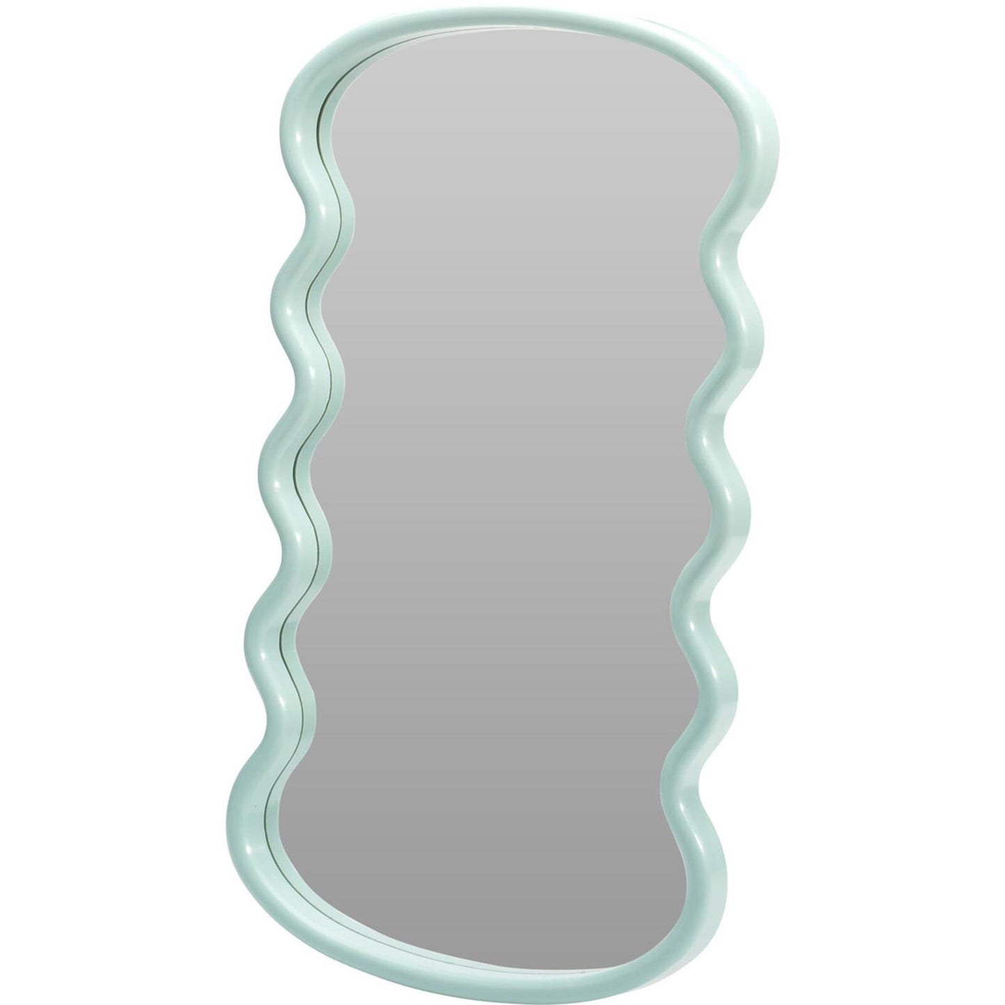 Home styling spiegel wave kunststof 55x30x2,5cm