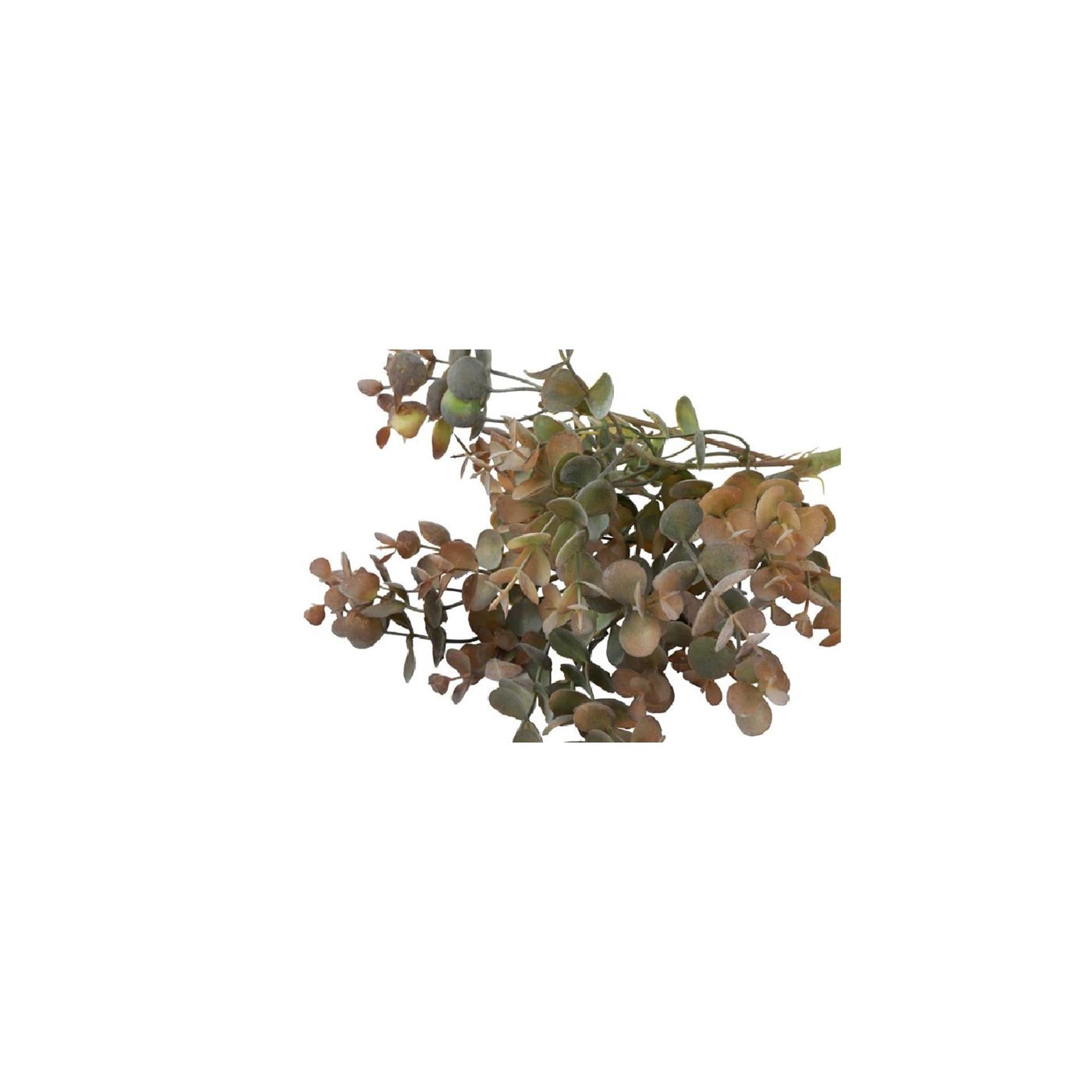 Country field countryfield kunstbloem steker eucalyptus licht bruin zijde ø15x33cm