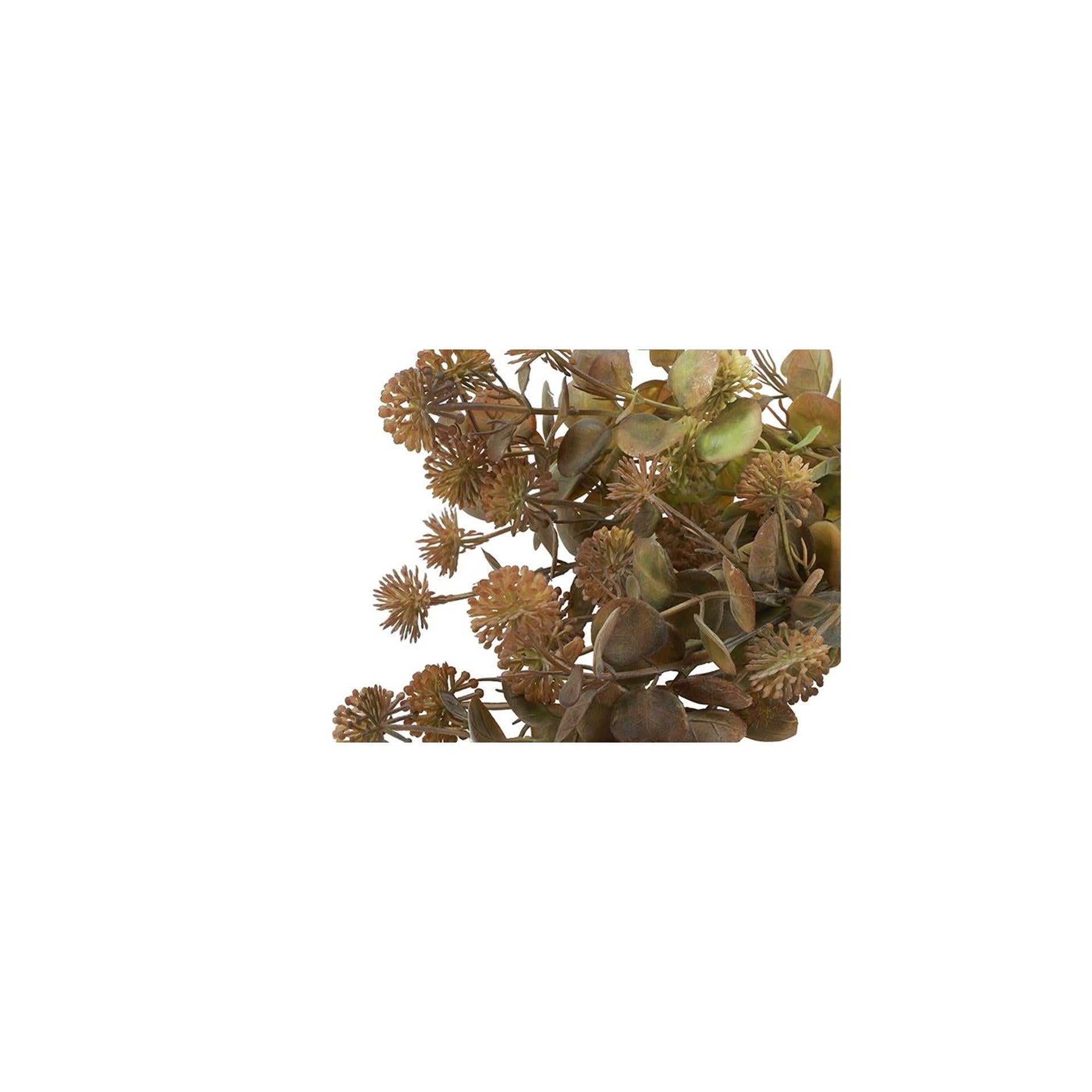Country field countryfield kunstbloem steker acaena licht bruin zijde ø12x35cm