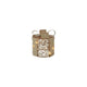 Countryfield kerstkado met 10 led lampjes pippa goud metaal ø10x11cm met timer, 2xaa