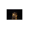 Country field countryfield kerstkado met 10 led lampjes pippa goud metaal ø10x11cm met timer, 2xaa