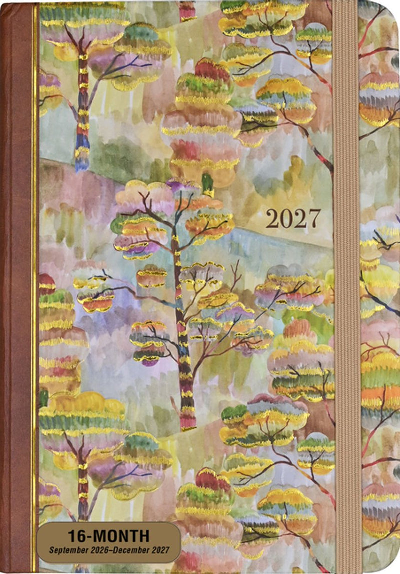 Peter pauper watercolor treescape 16 maanden agenda 2027
