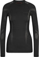 Falke wool-tech longsleeve sneldrogend wol functioneel functioneel shirt met lange mouwen dames zwart - maat xl
