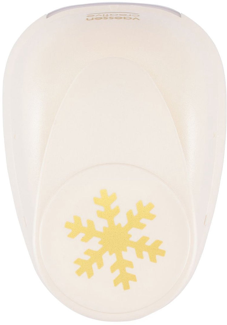 Vaessen creative pons - figuurpons - sneeuwvlok - 3,7 x 3,7 cm
