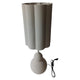 Mansion atmosphere tafellamp metaal wit 23x23x68,5cm