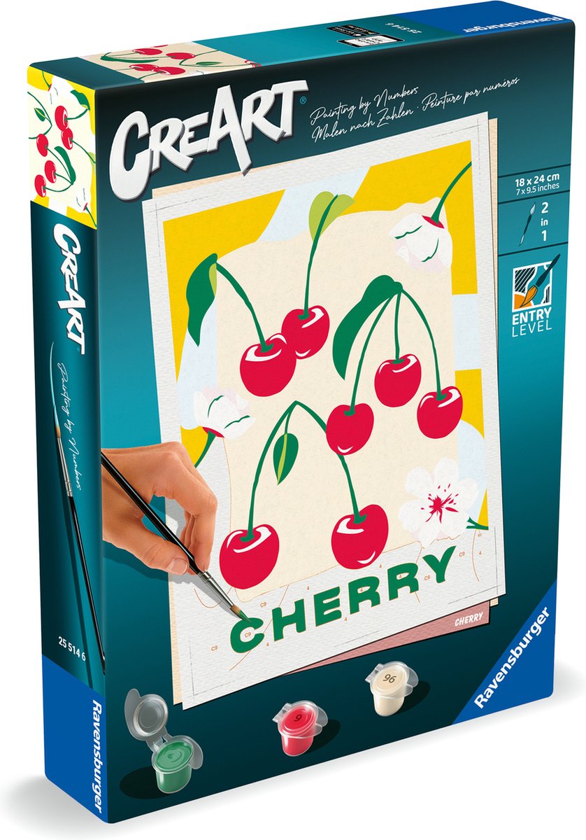 Ravensburger creart schilderen op nummer - kers