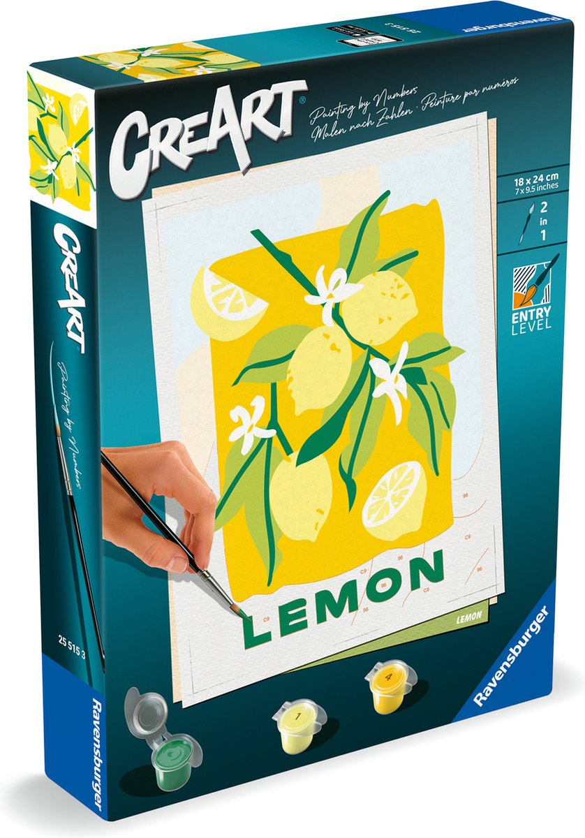 Ravensburger creart schilderen op nummer - limoen