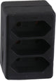 Q-link exin verdeelstekker - 3 x euro - zwart