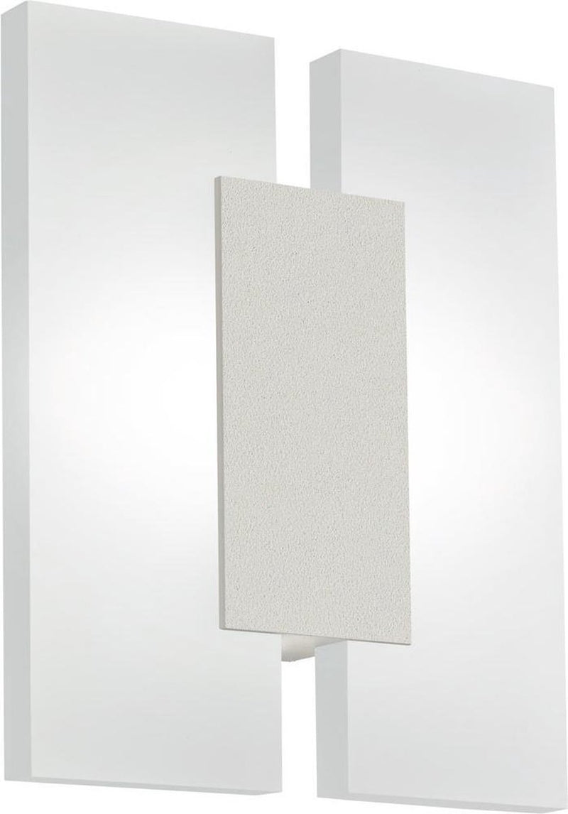 Eglo metrass 2 - wand plafondlamp - 2 lichts - nikkel-mat - gesatineerd