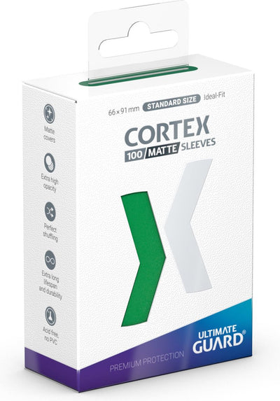 Ultimate guard cortex sleeves matte standard size (100) - green