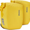 Thule pack'n pedal tas shield pannier small bag shield pannier small yellow