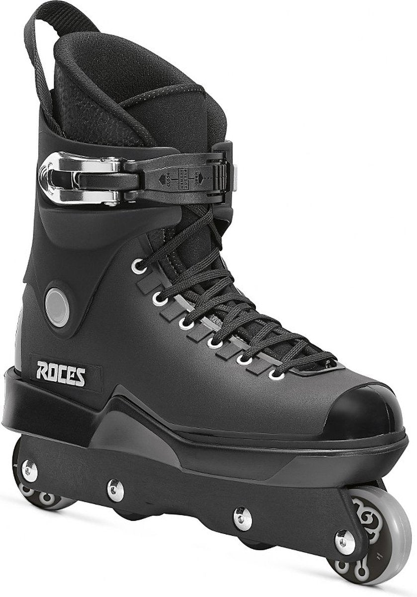 Roces m12 ufs stunt skates zwart - volwassenen - ufs frame high-impact shell - maat 44