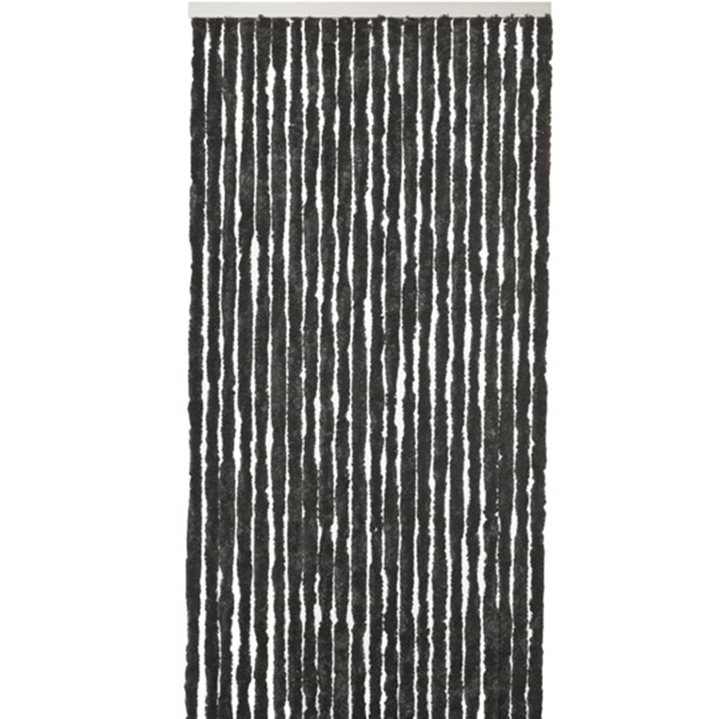 Wicotex kattenstaart deurgordijn 56x180 zwart caravan 100% polypropyleen