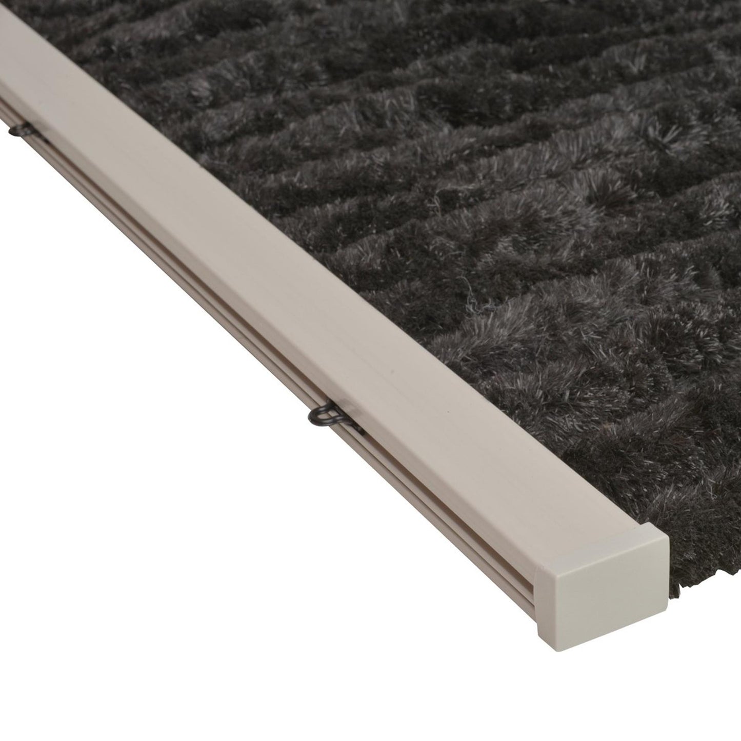 Wicotex kattenstaart deurgordijn 56x180 zwart caravan 100% polypropyleen