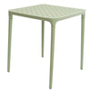 Tafel porto kunststof 65x65cm groen