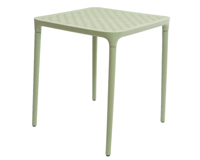 Tafel porto kunststof 65x65cm groen