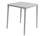 Tafel porto kunststof 65x65x70cm grijs - afbeelding 1