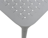 Tafel porto kunststof 65x65x70cm grijs - afbeelding 2