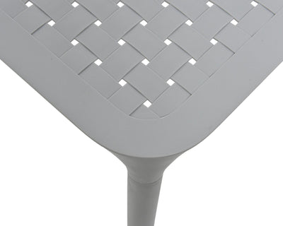 Tafel porto kunststof 65x65cm antraciet