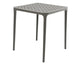 Tafel porto kunststof 65x65x70cm antraciet